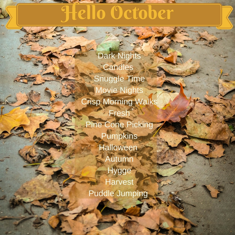 October Blogging Plans. 
